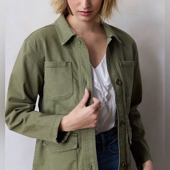 LC Lauren Conrad Cinched Waist Cargo Jacket NWT size Medium - Picture 3 of 8